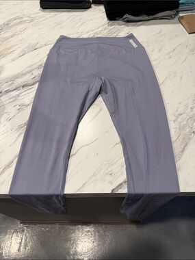 Gymshark Lavender Performance Leggings with White Logo